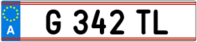 Truck License Plate